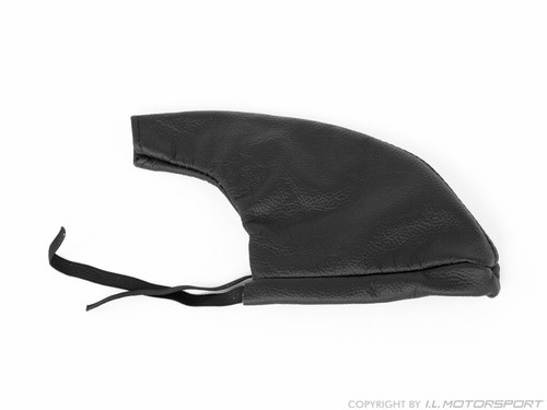 Schwarz leder handbremse - leder,