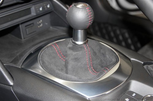 Schaltsack aus alcantara - mx-5,